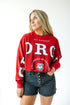 Georgia Phipps Split Cropped Corded Crew